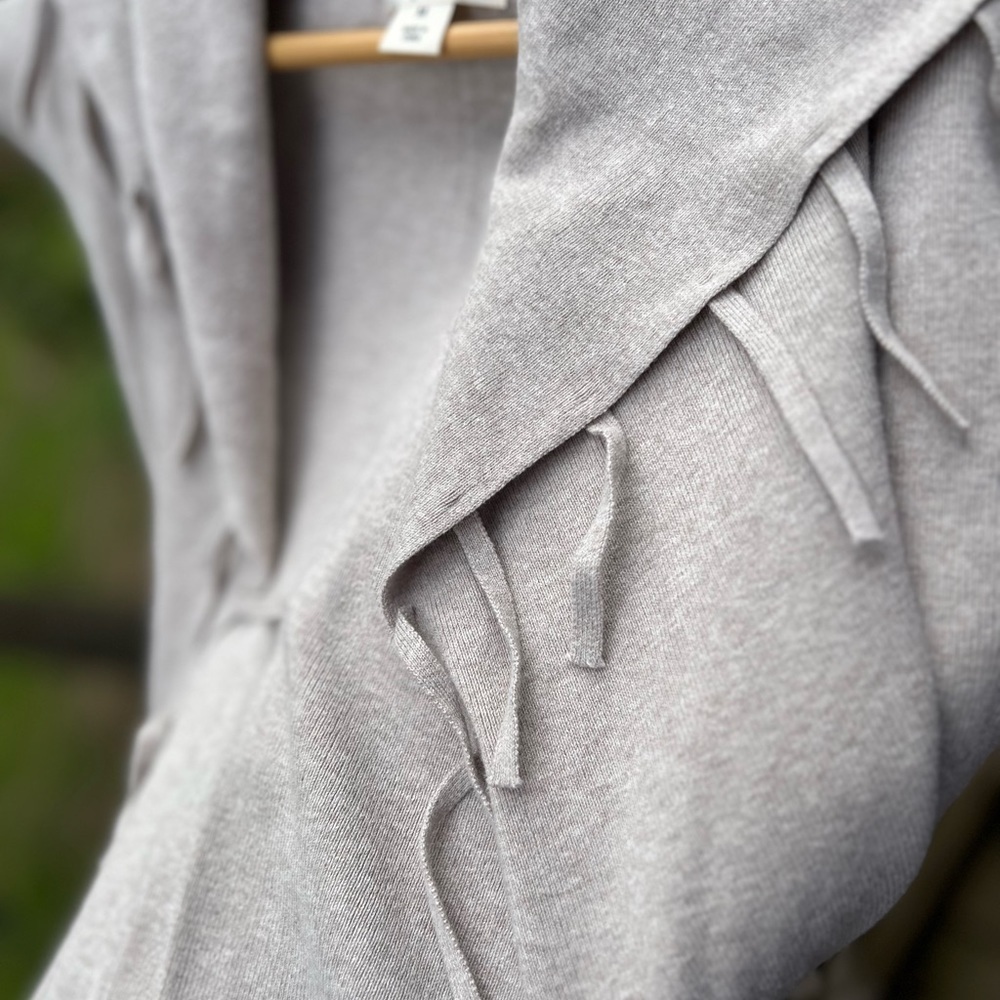 Style & Co medium fringe long sleeve cardigan - Picture 8 of 11